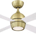 44 in. Indoor Ceiling Fan with LED Light Kit, Brushed Satin Brass Ceiling Fan-1-ErisView