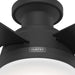 44 in. Indoor Low Profile Ceiling Fan with LED Light and Remote Control, Brushed Nickel Ceiling Fan, Hugger Ceiling Fans-3-ErisView