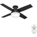 44 in. Indoor Low Profile Ceiling Fan with LED Light and Remote Control, Brushed Nickel Ceiling Fan, Hugger Ceiling Fans-6-ErisView