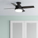 44 in. Indoor Low Profile Ceiling Fan with LED Light and Remote Control, Brushed Nickel Ceiling Fan, Hugger Ceiling Fans-7-ErisView
