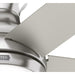 44 in. Low Pro Ceiling Fan, Brushed Nickel Ceiling Fan, Hugger Ceiling Fans-10-ErisView