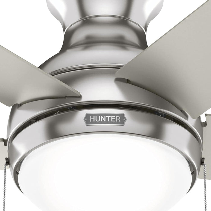 44 in. Low Pro Ceiling Fan, Brushed Nickel Ceiling Fan, Hugger Ceiling Fans-11-ErisView