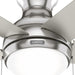 44 in. Low Pro Ceiling Fan, Brushed Nickel Ceiling Fan, Hugger Ceiling Fans-11-ErisView