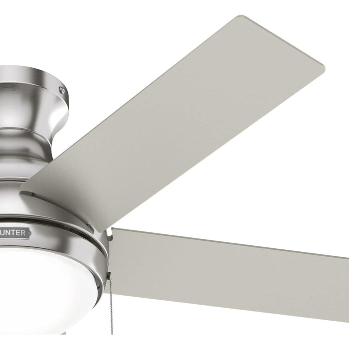 44 in. Low Pro Ceiling Fan, Brushed Nickel Ceiling Fan, Hugger Ceiling Fans-12-ErisView