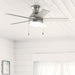 44 in. Low Pro Ceiling Fan, Brushed Nickel Ceiling Fan, Hugger Ceiling Fans-5-ErisView