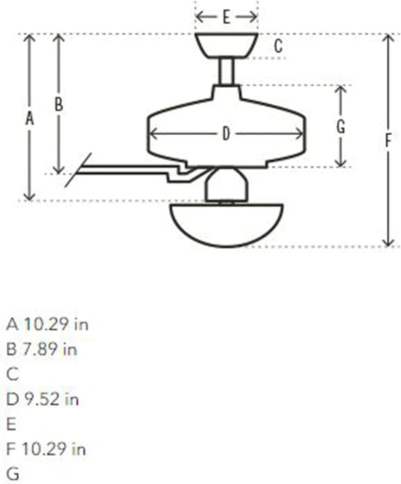 44 in. Low Profile White Ceiling Fan with Remote, LED Mini Quiet Ceiling Fan, Energy Saving Ceiling Fans, Hugger Ceiling Fans-9-ErisView