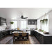 44 in. Matte Black Ceiling Fan, Ceiling Hugger Ceiling Fans, Short Blade Ceiling Fan-6-ErisView