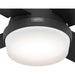 44 in. Matte Black Ceiling Fan, Metal Ceiling Fans, Black Fan with Light-7-ErisView