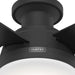 44 in. Matte Black Ceiling Fan, Metal Ceiling Fans, Black Fan with Light-9-ErisView