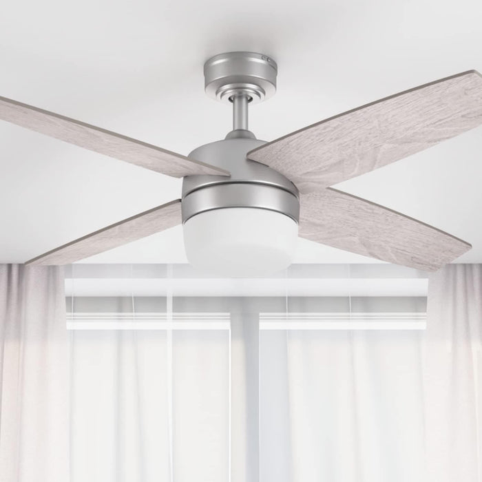 44 in. Modern Indoor Ceiling Fan and Light Remote Control, Reversible Fan in Winter Summer-10-ErisView