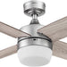 44 in. Modern Indoor Ceiling Fan and Light Remote Control, Reversible Fan in Winter Summer-1-ErisView