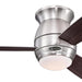 44 in. Oil Rubbed Bronze Ceiling Fan, Indoor Outdoor Ceiling Fan with Remote, Ceiling Fans for Low Ceiling with LED Light Kit and Frosted Opal Glass-6-ErisView