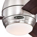 44 in. Oil Rubbed Bronze Ceiling Fan, Indoor Outdoor Ceiling Fan with Remote, Ceiling Fans for Low Ceiling with LED Light Kit and Frosted Opal Glass-9-ErisView