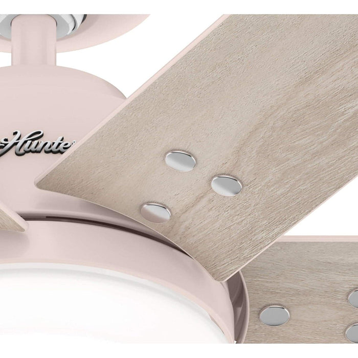 44 in. Pink Ceiling Fan, Ceiling Hugger Ceiling Fans, Cooling Ceiling Fan-11-ErisView