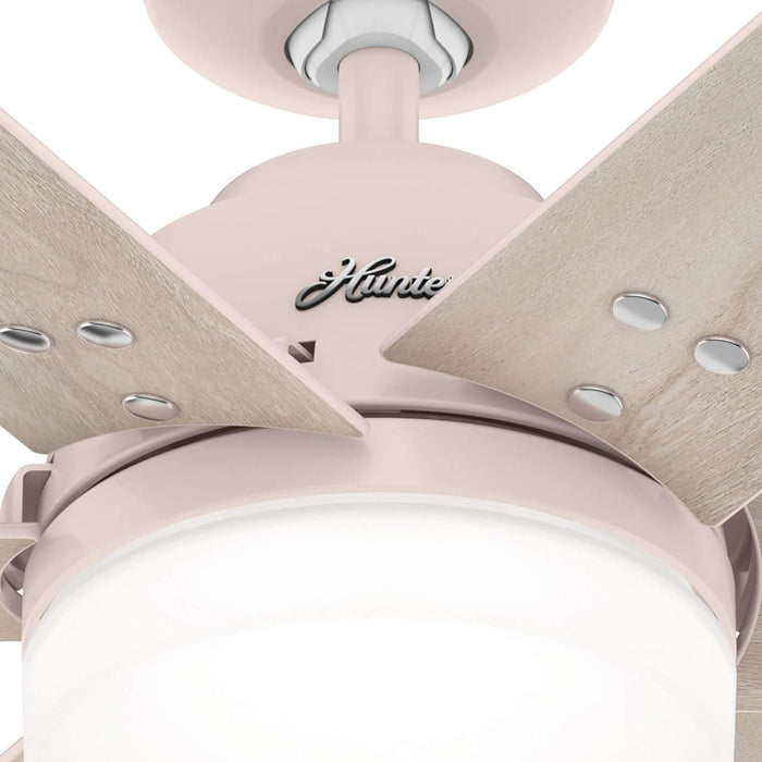 44 in. Pink Ceiling Fan, Ceiling Hugger Ceiling Fans, Cooling Ceiling Fan-12-ErisView