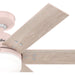 44 in. Pink Ceiling Fan, Ceiling Hugger Ceiling Fans, Cooling Ceiling Fan-13-ErisView