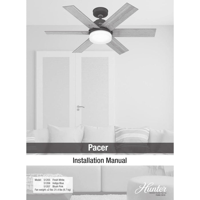 44 in. Pink Ceiling Fan, Ceiling Hugger Ceiling Fans, Cooling Ceiling Fan-14-ErisView