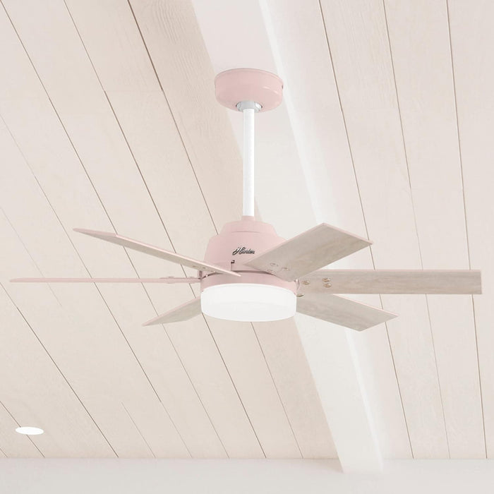 44 in. Pink Ceiling Fan, Ceiling Hugger Ceiling Fans, Cooling Ceiling Fan-5-ErisView