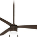 44 in. Recessed Ceiling Fan with Pull Chain, Oil Rubbed Bronze Ceiling Fan-1-ErisView
