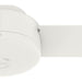 44 in. White Ceiling Fan NO Light, Matte White Ceiling Fan with Wall Control, Hugger Ceiling Fans-9-ErisView