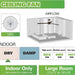 44 in. White Flush Mount Ceiling Fan with LED Light, Pull Chain, Quiet Reversible Ceiling Fan Summer Winter, Low Profile Ceiling Fan -5-ErisView