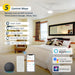 44 in. White Flush Mount Indoor Ceiling Fan, Glam Ceiling Fan, Smart Fans with Remote Voice Google Assistant Alexa Siri Shortcut Control-11-ErisView