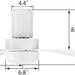 44 in. White Flush Mount Indoor Ceiling Fan, Glam Ceiling Fan, Smart Fans with Remote Voice Google Assistant Alexa Siri Shortcut Control-17-ErisView
