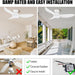 45 in. Smart Low Profile Flush Mount Ceiling Fan, Reversible Modern Ceiling Fan, Compatible with Alexa, Siri, Google Smart APP-7-ErisView