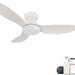 45 in. Smart Low Profile Flush Mount Ceiling Fan, Reversible Modern Ceiling Fan, Compatible with Alexa, Siri, Google Smart APP-1-ErisView