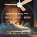 45 in. Wood Ceiling Fan with Remote Control, Farmhouse Low Profile Ceiling Fan for Bedroom Living Room-16-ErisView