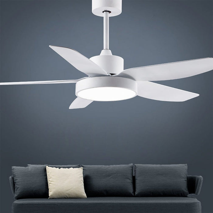 46 Inch Variable Frequency Mute LED Three-color Dimming Ceiling Fan Light