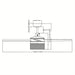 48 in. 4-Blade Crystal Ceiling Fan with LED Light Remote Control, Modern Chrome Ceiling Fan for Living Room-ErisView