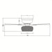 48 in. Bamboo Shade Flush Mount Ceiling Fan with Light Kit, Farmhouse 5-Blade Ceiling Fan ErisView