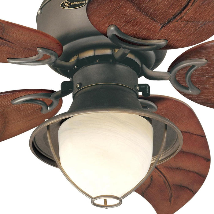 48 in. Bronze Ceiling Fan, Indoor Outdoor Ceiling Fans with Light-2-ErisView