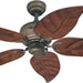 48 in. Bronze Ceiling Fan, Indoor Outdoor Ceiling Fans with Light-3-ErisView
