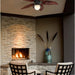 48 in. Bronze Ceiling Fan, Indoor Outdoor Ceiling Fans with Light-4-ErisView