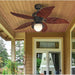 48 in. Bronze Ceiling Fan, Indoor Outdoor Ceiling Fans with Light-5-ErisView