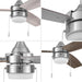 48 in. Ceiling Fan with LED Light Pull Chain, Reversible Brushed Nickel Ceiling Fan-6-ErisView