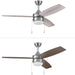 48 in. Ceiling Fan with LED Light Pull Chain, Reversible Brushed Nickel Ceiling Fan-9-ErisView