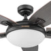 48 in. Contemporary Ceiling Fan with Light, Indoor LED Ceiling Fan with Remote Control, Bronze Reversible Fan for Summer Winter-12-ErisView