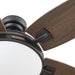 48 in. Contemporary Ceiling Fan with Light, Indoor LED Ceiling Fan with Remote Control, Bronze Reversible Fan for Summer Winter-15-ErisView