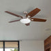 48 in. Contemporary Ceiling Fan with Light, Indoor LED Ceiling Fan with Remote Control, Bronze Reversible Fan for Summer Winter-20-ErisView