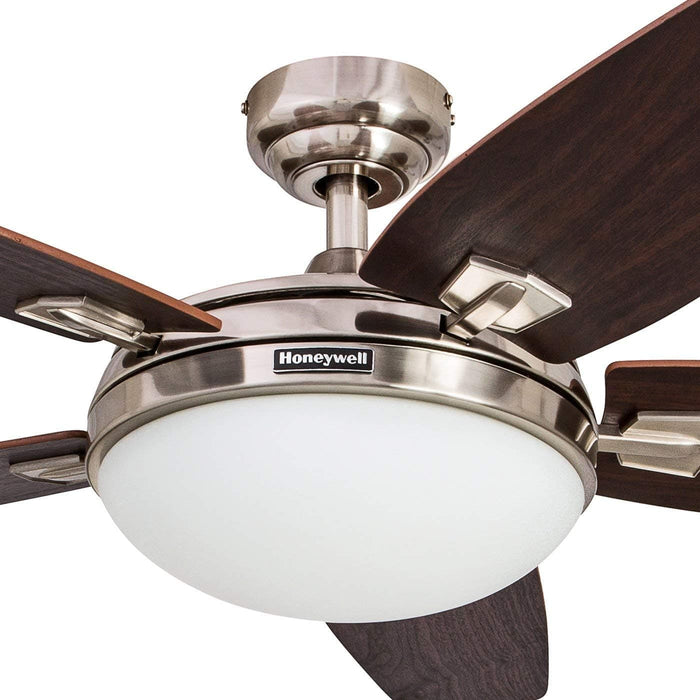 48 in. Contemporary Ceiling Fan with Light, Indoor LED Ceiling Fan with Remote Control, Bronze Reversible Fan for Summer Winter-27-ErisView