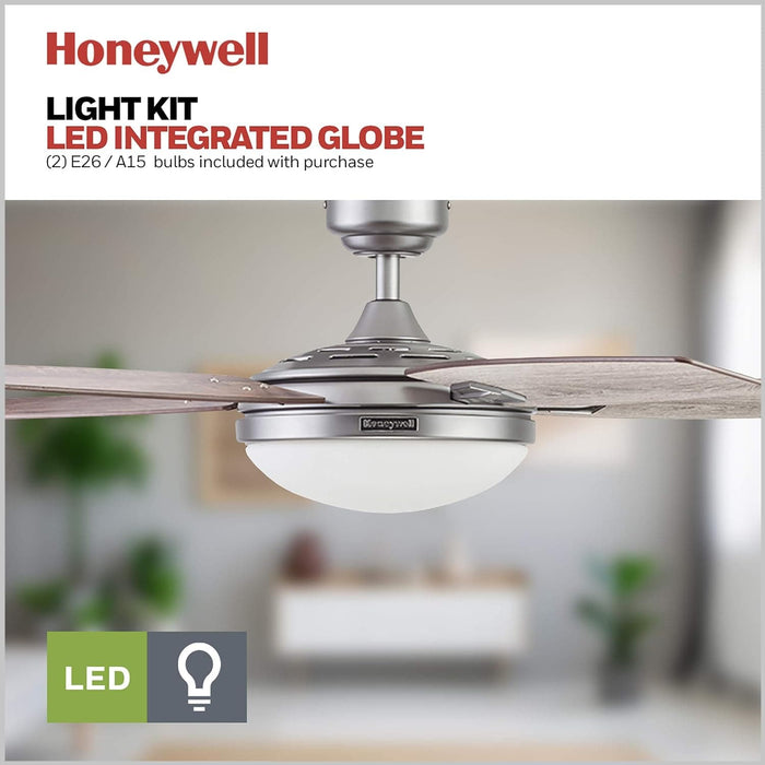 48 in. Contemporary Ceiling Fan with Light, Indoor LED Ceiling Fan with Remote Control, Bronze Reversible Fan for Summer Winter-32-ErisView