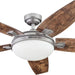 48 in. Contemporary Ceiling Fan with Light, Indoor LED Ceiling Fan with Remote Control, Bronze Reversible Fan for Summer Winter-35-ErisView