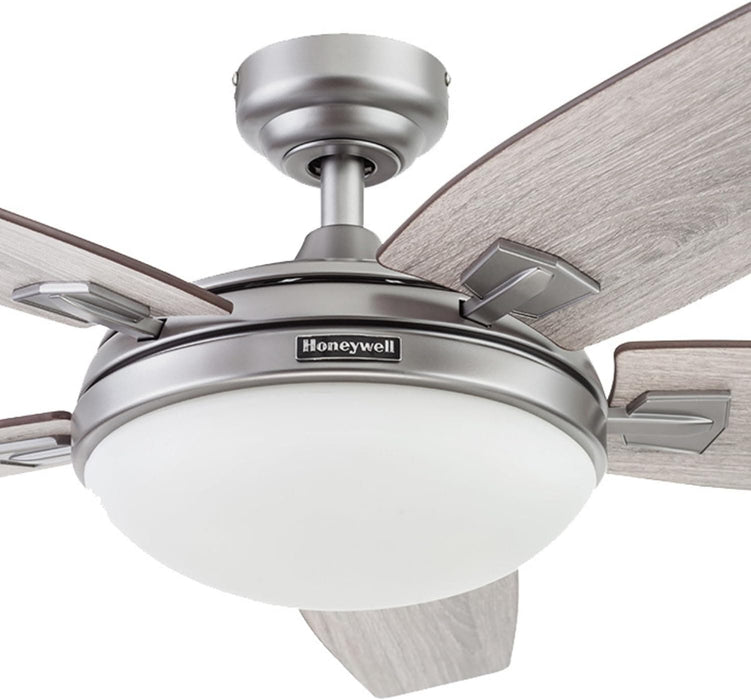 48 in. Contemporary Ceiling Fan with Light, Indoor LED Ceiling Fan with Remote Control, Bronze Reversible Fan for Summer Winter-37-ErisView