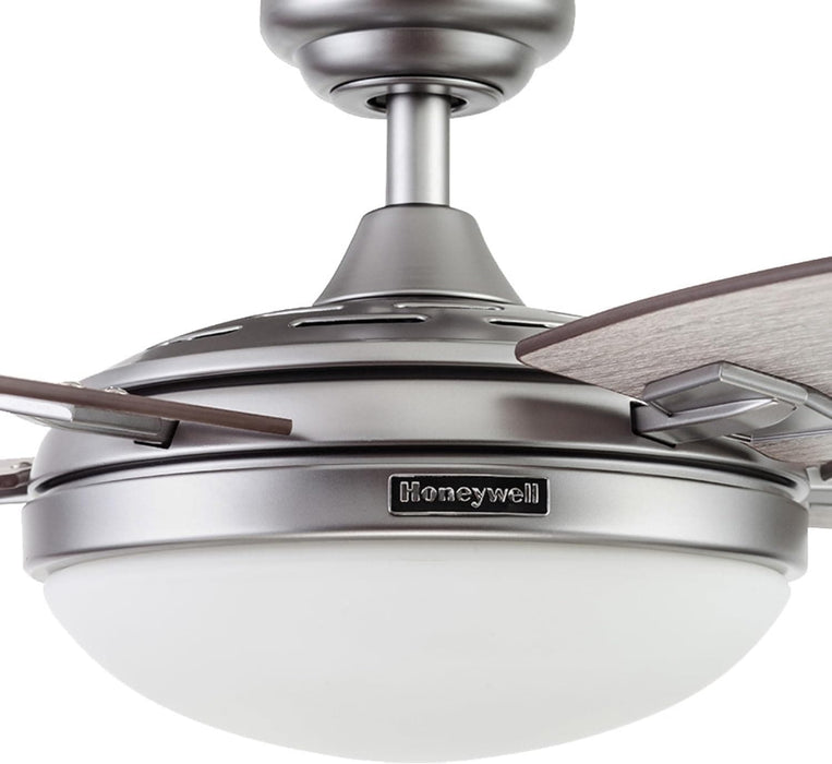 48 in. Contemporary Ceiling Fan with Light, Indoor LED Ceiling Fan with Remote Control, Bronze Reversible Fan for Summer Winter-40-ErisView