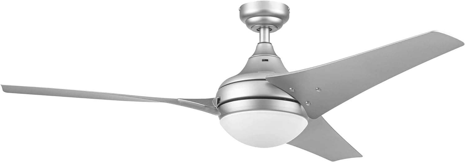 48 in. Contemporary Ceiling Fan with Light, Indoor LED Ceiling Fan with Remote Control, Bronze Reversible Fan for Summer Winter-46-ErisView