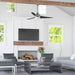 48 in. Contemporary Ceiling Fan with Light, Indoor LED Ceiling Fan with Remote Control, Bronze Reversible Fan for Summer Winter-53-ErisView