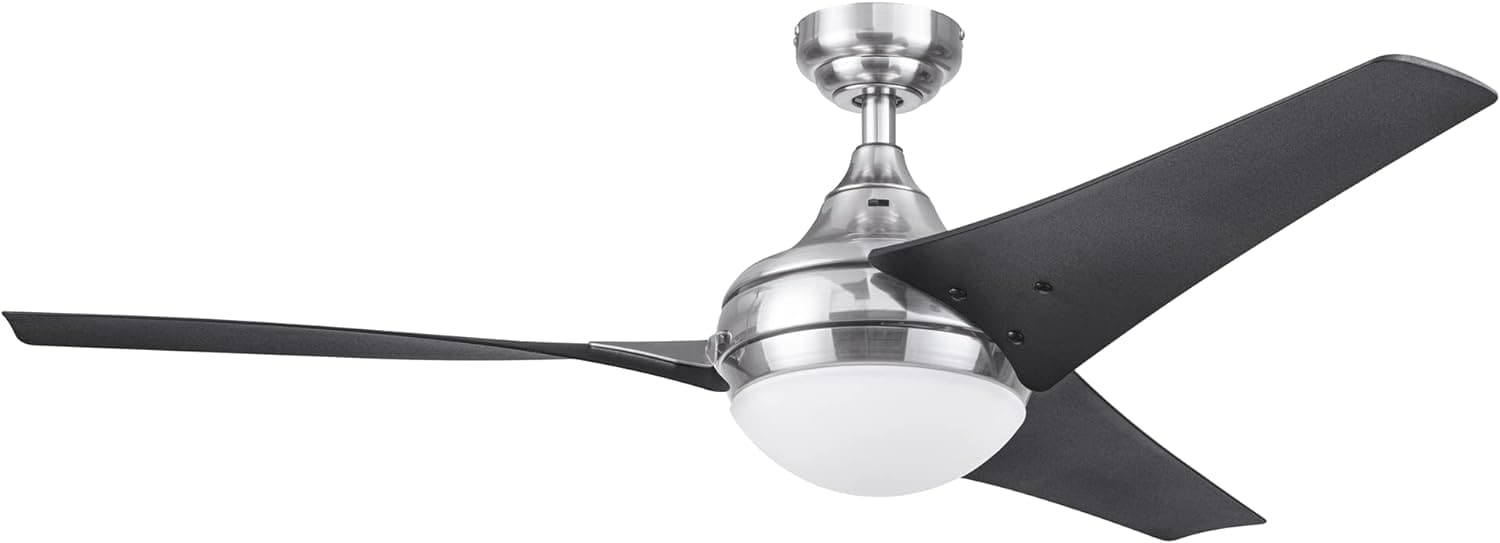 48 in. Contemporary Ceiling Fan with Light, Indoor LED Ceiling Fan with Remote Control, Bronze Reversible Fan for Summer Winter-55-ErisView